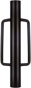 img 4 attached to 🏗️ Efficient Urban Deco Fence Post Driver: 24 Inch Steel Head with Handle, Brown Hand Post Pounder