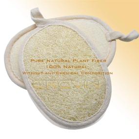 img 2 attached to 🚿 Crovin Loofah Pads: Premium Exfoliating Loofah Body Scrubber - 100% Natural Bath Sponge for a Luxurious SPA Experience - 6 Packs of Gifts Luffa Package, Ideal for Bath Shower