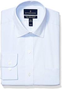 img 4 attached to Stripe CoolMax Stretch Classic Buttoned Men's Shirts