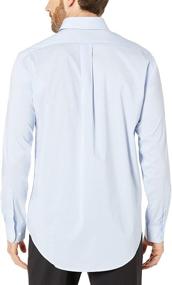 img 2 attached to Stripe CoolMax Stretch Classic Buttoned Men's Shirts