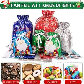 img 1 attached to 🎁 Charming Drawstring Decorations for Festive Christmas Wrapping