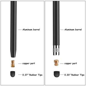 img 1 attached to 🖊️ 4-пакета стилусов Digiroot Precision Capacitive для сенсорных экранов - совместимые с iPhone/iPad Pro/планшетами/Samsung Galaxy/ПК - высокочувствительные стилусы Digiroot для сенсорных экранов.