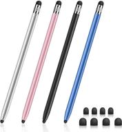 🖊️ 4-pack precision capacitive stylus pens for touch screens - compatible with iphone/ipad pro/tablets/samsung galaxy/pc - digiroot high sensitivity stylus for touch screens logo