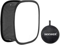 neewer led light panel softbox - 9.25x9.25 inches opening, foldable with locking tape and carry bag - for photo studio portraits, photography, video shooting - natural look logo