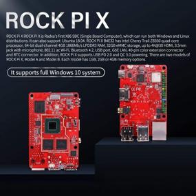 img 3 attached to 💪 Высокопроизводительный одноплатный компьютер Rock PI X Model B Win10 Intel Atom x5-Z8302 от Youyeetoo - Разблокировка максимальной вычислительной мощи