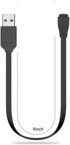 img 2 attached to 🔌 Fitian USB Charging Cable - Replacement Charger Cord for Fitbit Force/Charge, Black