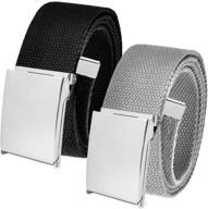 👔 versatile men's belt with adjustable silver buckle - polished accessories and belts logo