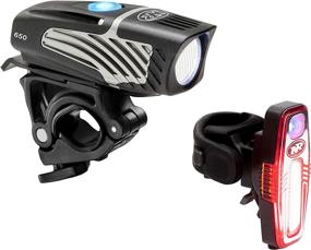 img 4 attached to NiteRider Lumina Micro 650 Front Bike Light and 🚴 Sabre 110 Rear Bike Light Combo Pack, in Black (7711)