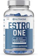 💪 estroone: natural estrogen blocker and testosterone support for men - nutraone (60 capsules) logo