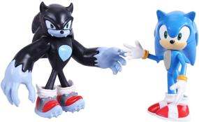 img 1 attached to 🦔 Max Fun Соник - Супережка Действующие фигурки Team Sonic: 5-Pack Игровые наборы с подвижными суставами, Идеальные топперы для тортов и подарки для детей, высотой 4,7 дюйма.