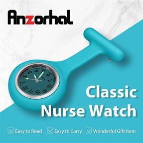img 3 attached to 👨 Men's Nurse Lapel Watch for Nursing Second Watches