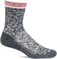 🧦 women's plantar cush crew sock by sockwell logo