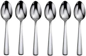 img 4 attached to ☕️ Oneida Aptitude Teaspoons: Set of 6 High-Quality Stainless Steel Spoons for Perfect Tea Experience