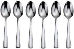 img 3 attached to ☕️ Oneida Aptitude Teaspoons: Set of 6 High-Quality Stainless Steel Spoons for Perfect Tea Experience