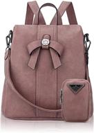 🎒 versatile backpack shoulder daypack: anti-theft convertible women's handbags & wallets in stylish satchel designs logo