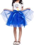 tulle princess little girl skirt with layers logo