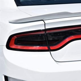 img 1 attached to 🚗 Bogar Tech Designs Dodge Charger Tail Light Sidemarkers Tint Kit 2015-2021 | Dark Smoke