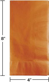 img 1 attached to 🧡 Creative Converting 323401 Touch of Color Dinner Napkins, 50ct, Pumpkin Spice, 6.5" x 6.5