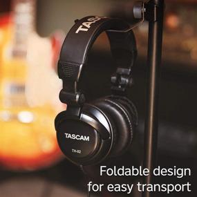 img 2 attached to 🎧 Студийные наушники Tascam TH-02, закрытого типа, черные