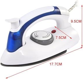 img 2 attached to 🧳 Ultimate Travel Iron: Portable Foldable Handheld Steam Iron with Temperature Control (US Plug)
