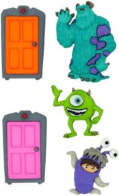 img 1 attached to 7734 Disney Monsters Inc 👾 Button Embellishments - Dress It Up