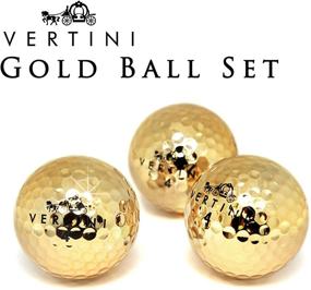 img 3 attached to 🏌️ 24K PT. Gold Golf Balls and Ball Marker Set - Luxurious Golf Gifts for Men and Women, Elegant Golf Accessories for Practice and Actual Play, Ideal for Presentations and Decoration