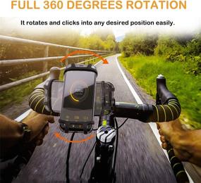 img 1 attached to BeeAktiv 360°Rotatable Motorcycle Smartphones Adjustable