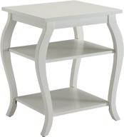 🏢 acme furniture 82828 becci end table: sleek white design for any space logo