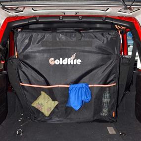 img 1 attached to 👜 Convenient and Stylish Goldfire Freedom Top Panels Storage Bag for Wrangler JL 2/4 Doors (Black)