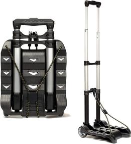 img 4 attached to 🧳 Ultra-Lightweight RMS Folding Luggage Cart: The Perfect Travel Companion