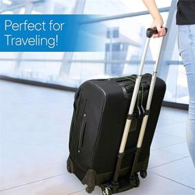 img 2 attached to 🧳 Ultra-Lightweight RMS Folding Luggage Cart: The Perfect Travel Companion