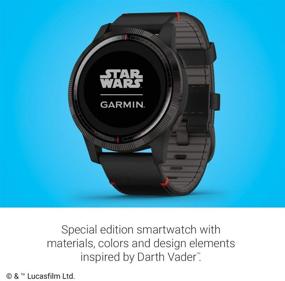 img 2 attached to 🌌 Garmin Legacy Saga Series Darth Vader Inspired Premium Smartwatch, 45mm, 010-02174-51, with Enhanced Darth Vader Inspired App Experience