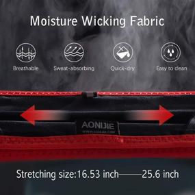 img 2 attached to 🏃 AONIJIE Running Pouch Belt, Waist Pack Bag with 250ml Soft Water Bottle - Ideal Sports Belt for Running, Walking, Cycling - Fits Apple iPhone 11 Pro XR, Samsung Note, Galaxy