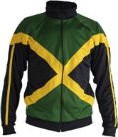 sleeved jamaican reggae zip up men's apparel – genuine and trendy logo