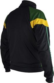 img 2 attached to Sleeved Jamaican Reggae Zip Up Men's Apparel – Genuine and Trendy