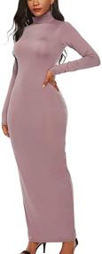 img 2 attached to Ioiom Womens Sleeve Dresses Casual Women's Clothing