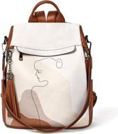 telena backpack leather shoulder fashion women's handbags & wallets for fashion backpacks logo