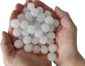 img 3 attached to 🌊 OEEKOI White Water Beads, 200 Gram Vase Fillers Gel Jelly Water Beads for Kids Sensory Play, Pearl Vase Filler, Foot Spa, Wedding Centerpieces, and Home Plant Decoration