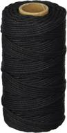 🧵 hemptique hs48blk #48 hemp cord spool: the perfect natural material for crafting logo