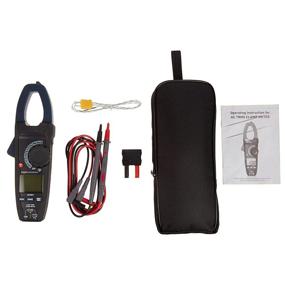 img 1 attached to AmazonCommercial 1000A Clamp Meter с правильным RMS, обнаружение напряжения без контакта, встроенный фонарик, дисплей на 4000 цифр