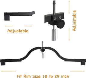 img 2 attached to Effortless & Precise Wheel Alignment: Venzo Bike Bicycle Professional Wheel Alignment Gauge Dish Dishing Tool