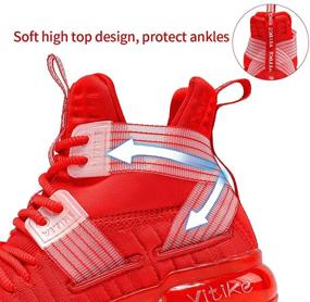 img 1 attached to VITUOFLY Basketball Sneakers: Comfortable Girls' Shoes for Training and Athletics