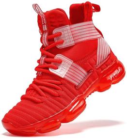 img 4 attached to VITUOFLY Basketball Sneakers: Comfortable Girls' Shoes for Training and Athletics