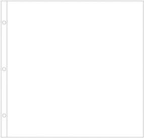 img 1 attached to 📸 Карманы для страниц Бекки Хиггинс 12x12 (60 страниц) - идеальный большой комплект для сохранения воспоминаний.