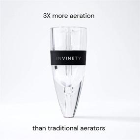 img 2 attached to 🍷 Invinety Wine Aerator: All-in-One Diffuser, Decanter, and Oxygenator - Elevate Wine Flavors with a Silky Smooth Finish - Premium Aerating Decanter