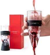 🍷 invinety wine aerator: all-in-one diffuser, decanter, and oxygenator - elevate wine flavors with a silky smooth finish - premium aerating decanter логотип