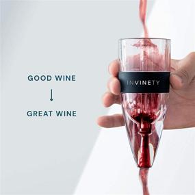 img 3 attached to 🍷 Invinety Wine Aerator: All-in-One Diffuser, Decanter, and Oxygenator - Elevate Wine Flavors with a Silky Smooth Finish - Premium Aerating Decanter