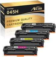 arcon replacement toner cartridges for canon 045 045h crg-045h color imageclass mf634cdw mf632cdw lbp612cdw - 4 pack logo