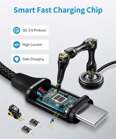 img 3 attached to Charging Charger Braided Compatible Samsung Computer Accessories & Peripherals