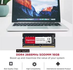 img 3 attached to 💻 Гигастон DDR4 16 ГБ 2666 МГц PC4-21300 CL19 1.2V SODIMM 260-контактный небуферизованный модуль оперативной памяти для ноутбука